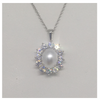 Sterling Silver Pearl Cluster Pendant