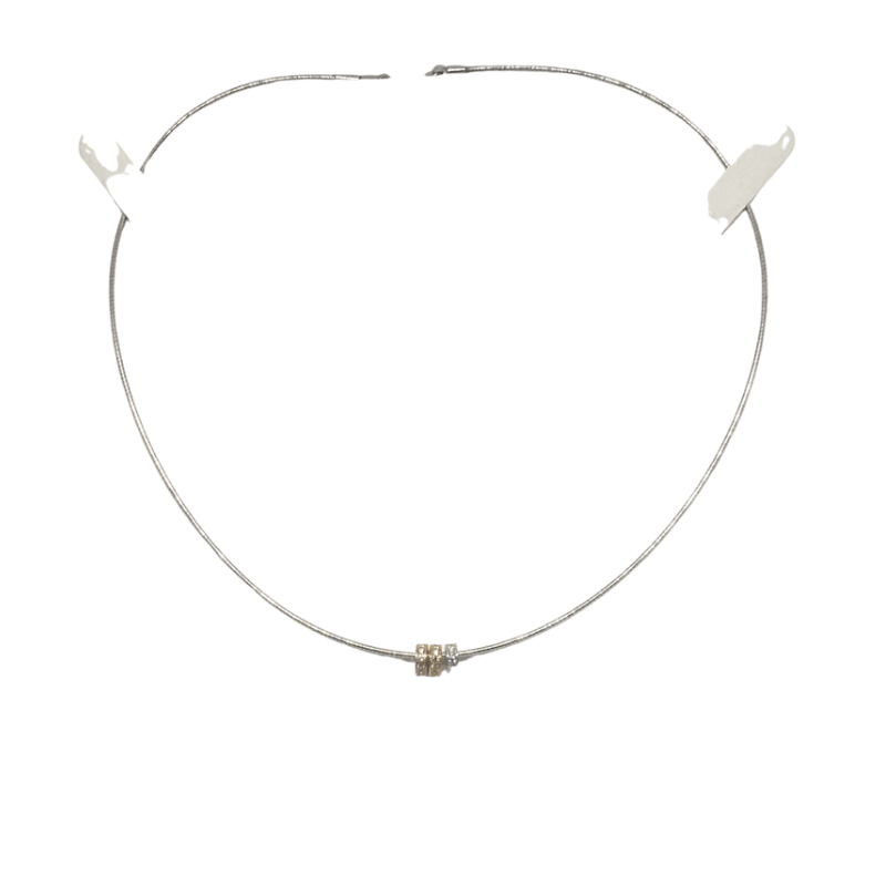 Sterling Silver Chain with Three Small Rings