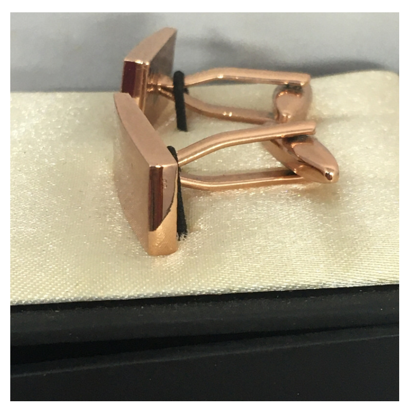 Rose Gold Coloured Cufflinks