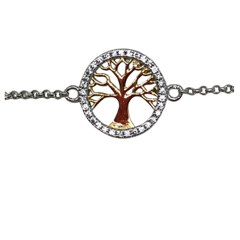 Sterling Silver Tree of Life Bracelet