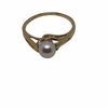 9kt Gold Ring with Cultured Pearl
