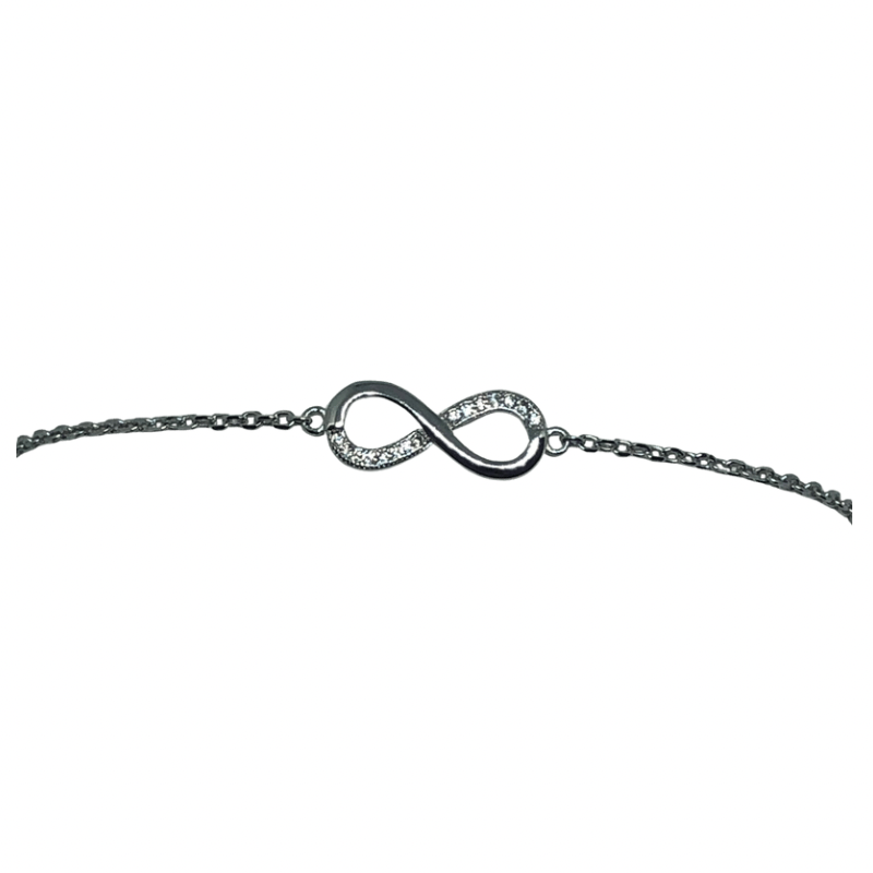 Sterling Silver Infinity Bracelet