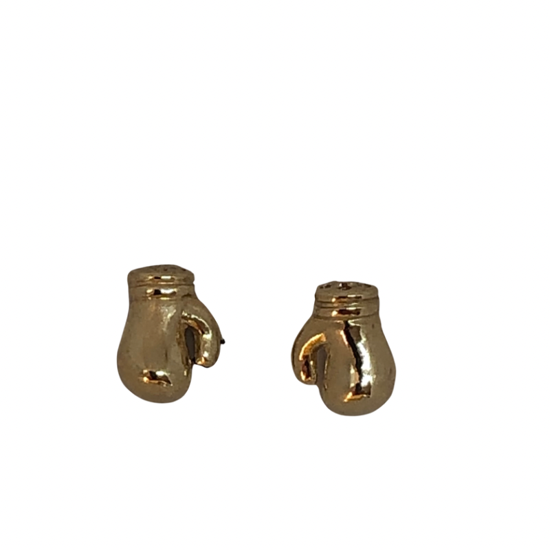 9kt Gold Boxing Glove Stud Earrings