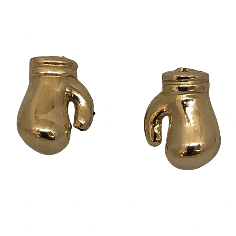 9kt Gold Boxing Glove Stud Earrings