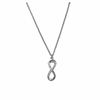 Sterling Silver Infinity Drop Pendant