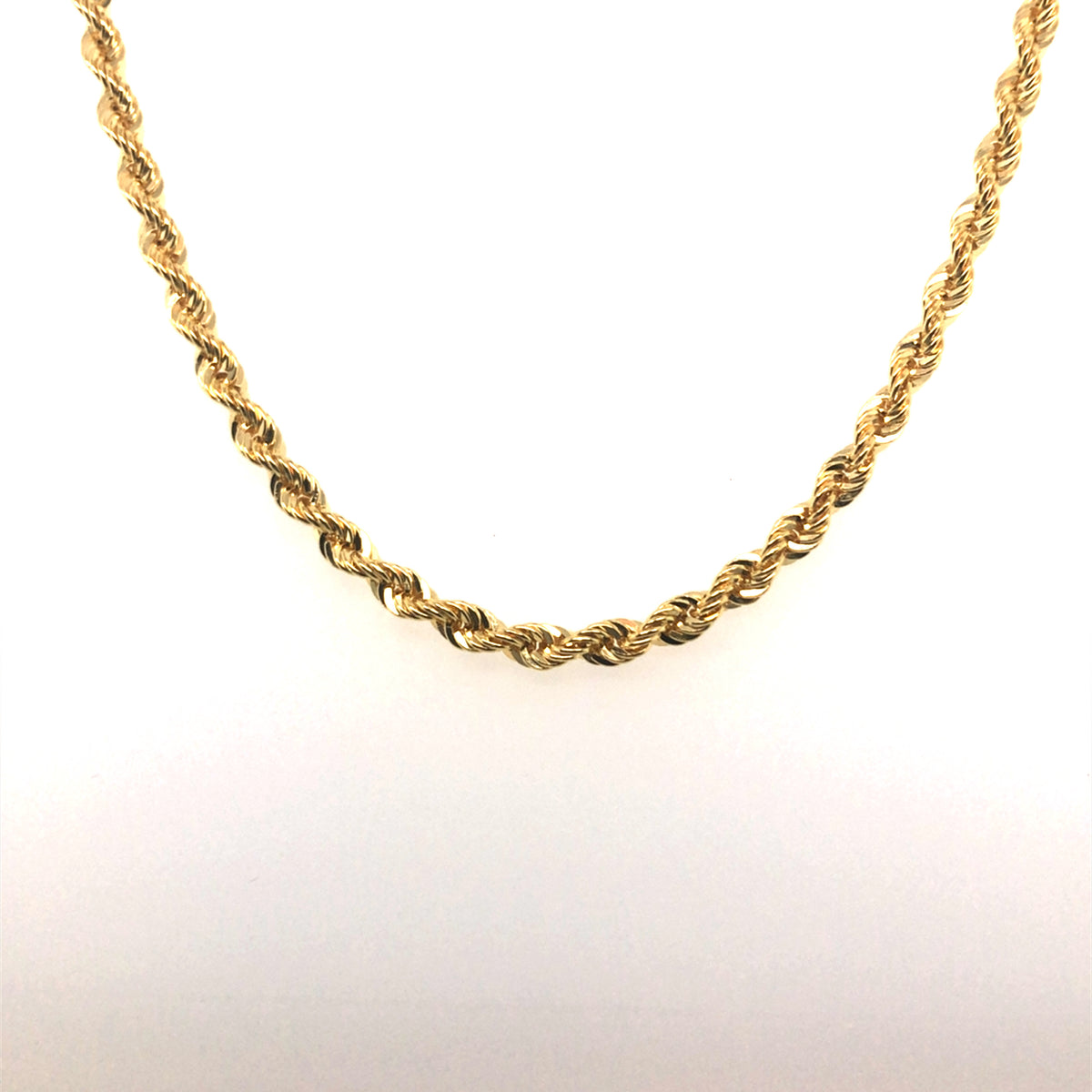 9ct Gold Rope Chain - 18inch