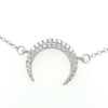 Sterling Silver Bracelet with Moon Design from the Lotus Collection