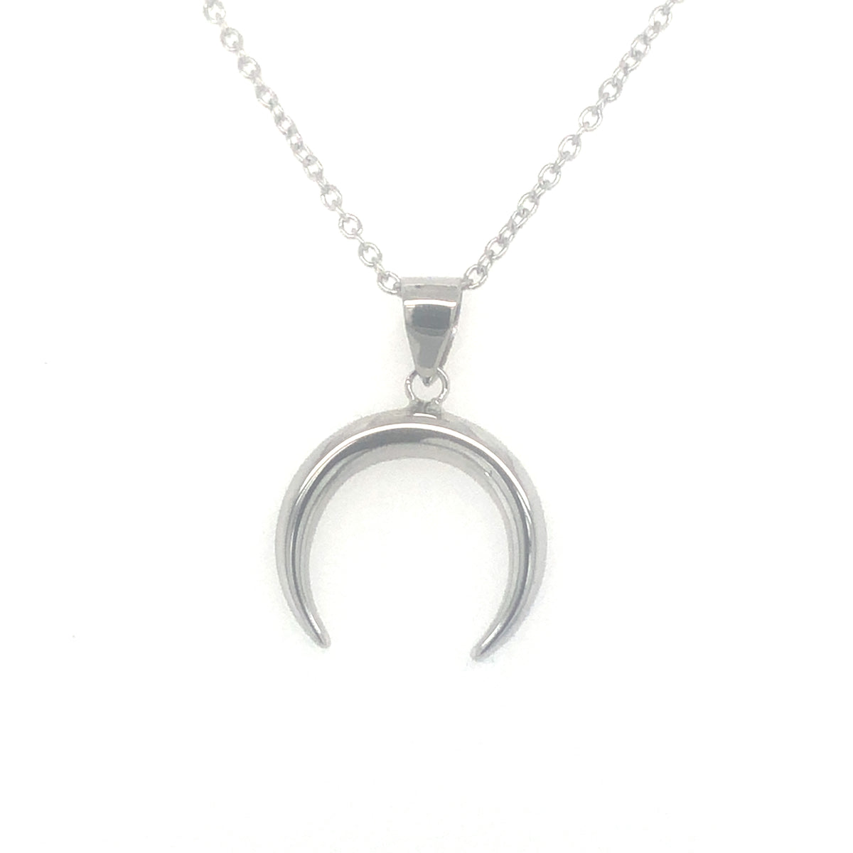 Sterling Silver Horn Pendant from Lotus