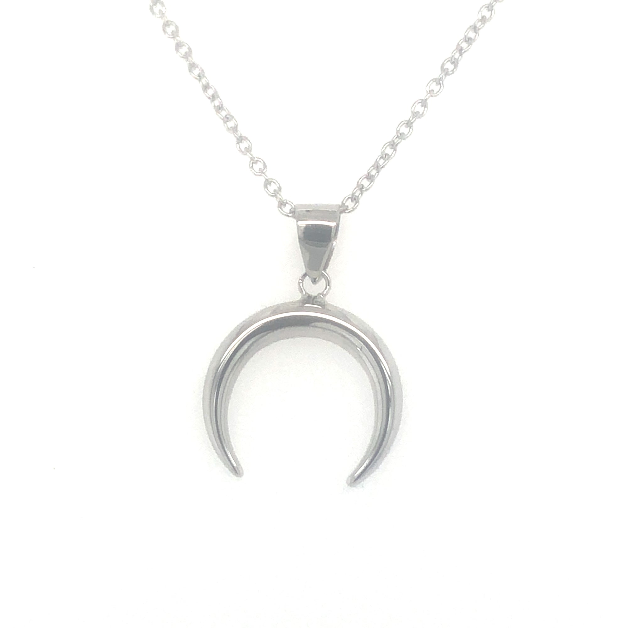 Sterling Silver Horn Pendant from Lotus