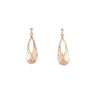 Sterling Silver Plated Three Tone Earrings by Paul Costelloe