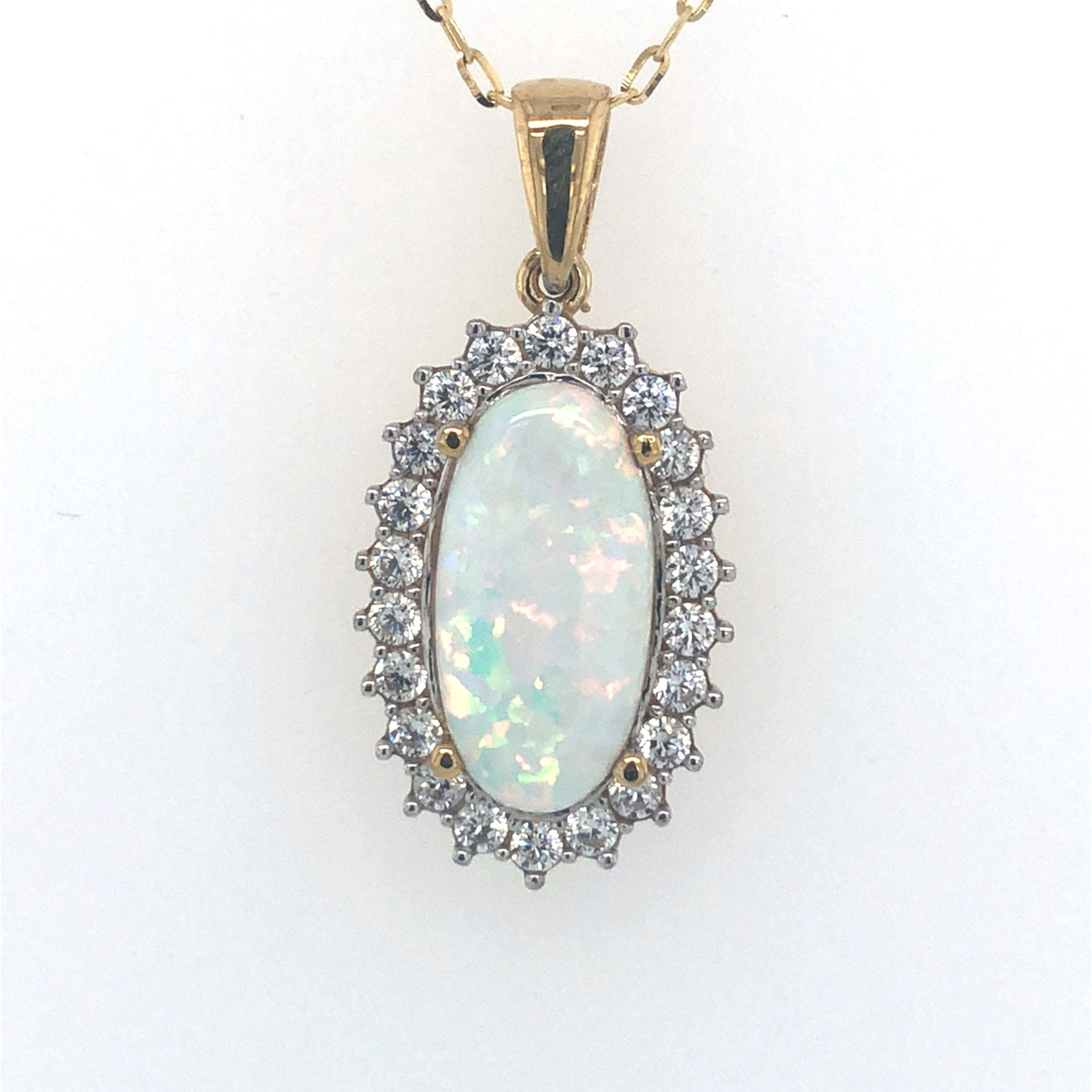 9ct Gold Opal Pendant