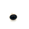 9ct Gold Onyx Horse Fob