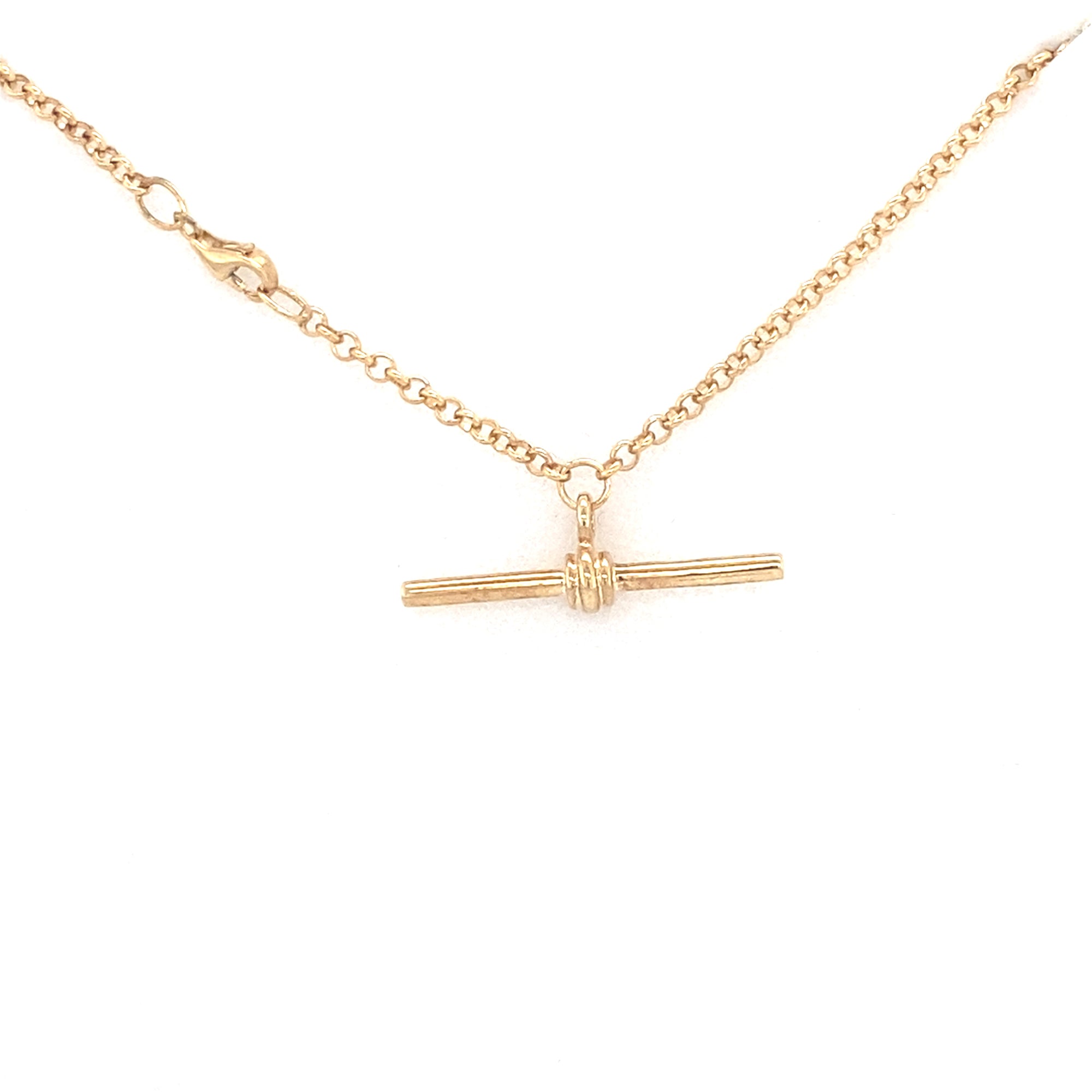 9kt Gold T Bar Bracelet