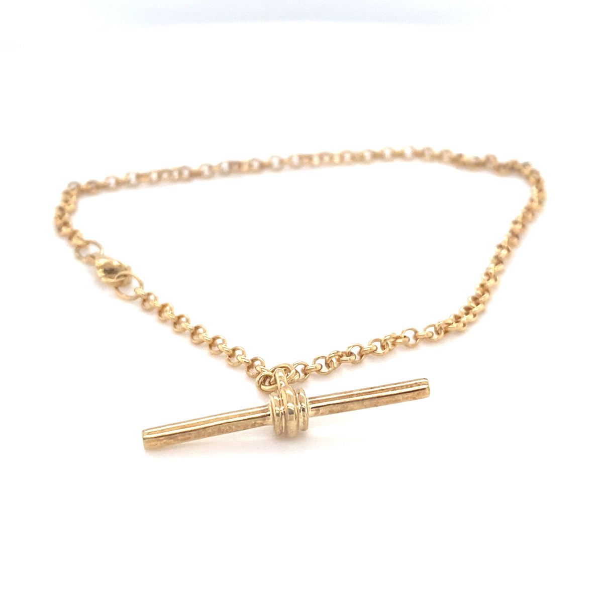 9kt Gold T Bar Bracelet