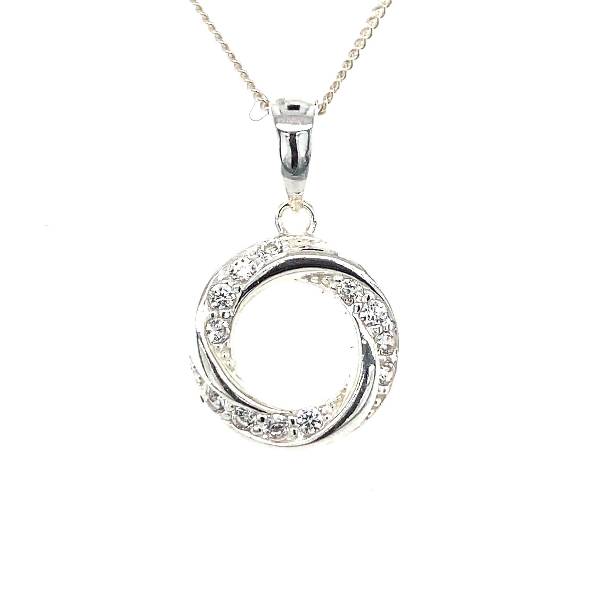 Sterling Silver Circle Pendant