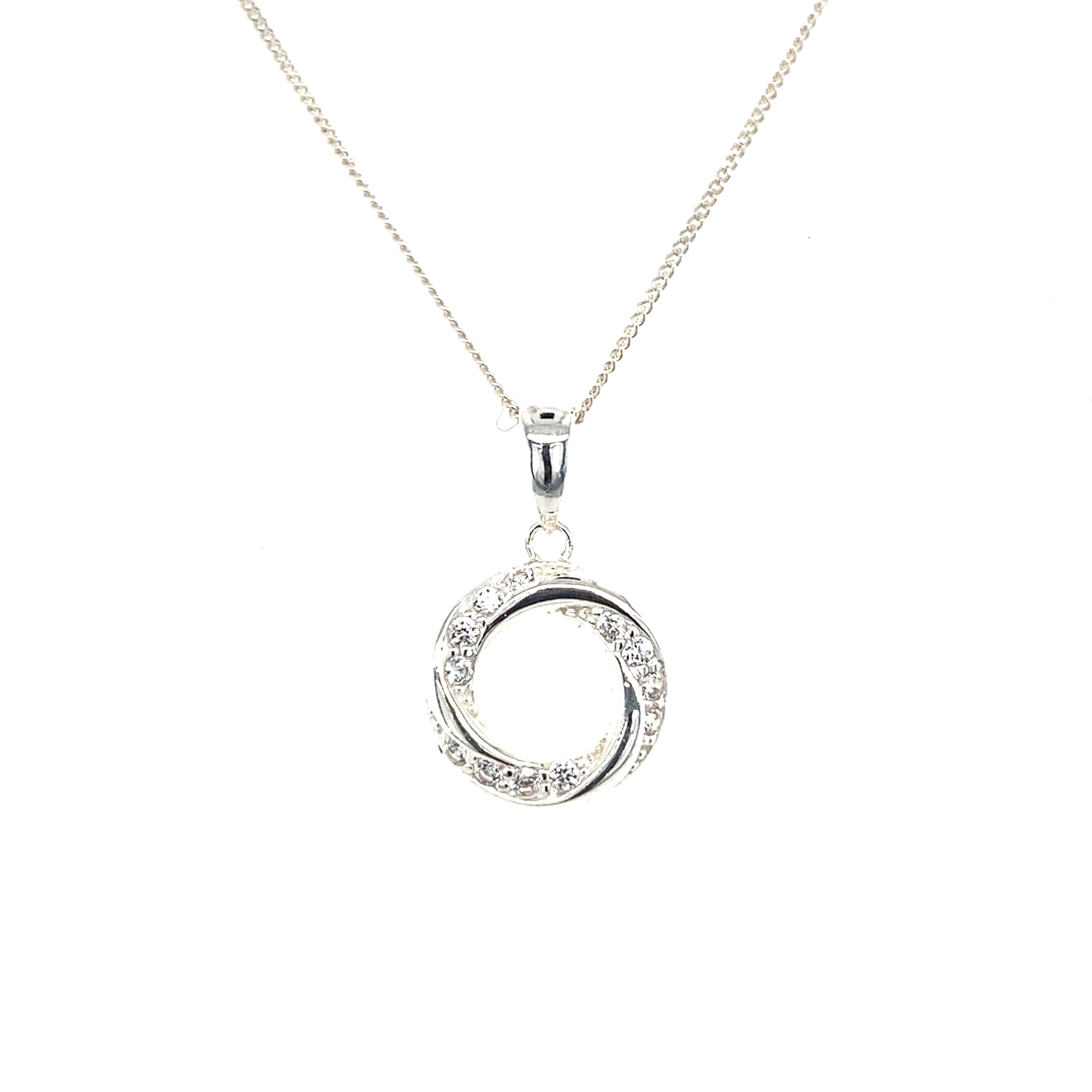 Sterling Silver Circle Pendant