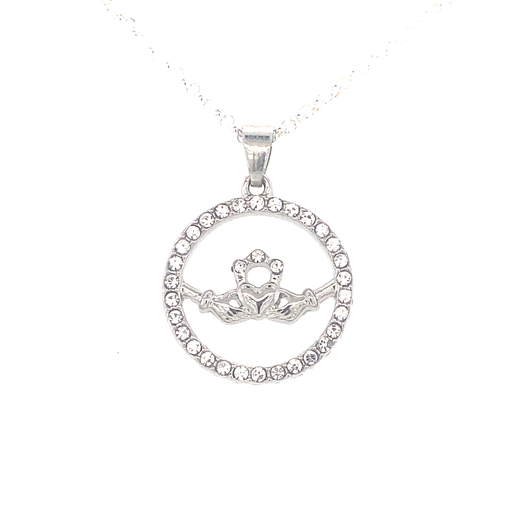 Sterling Silver Claddagh Pendant