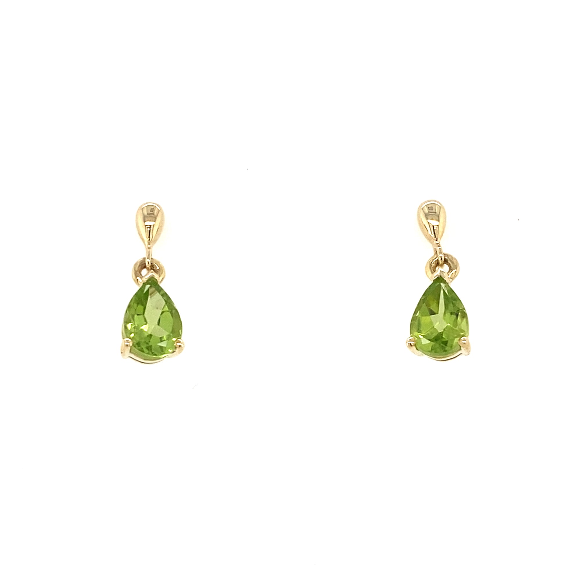 9kt Gold Peridot Earrings