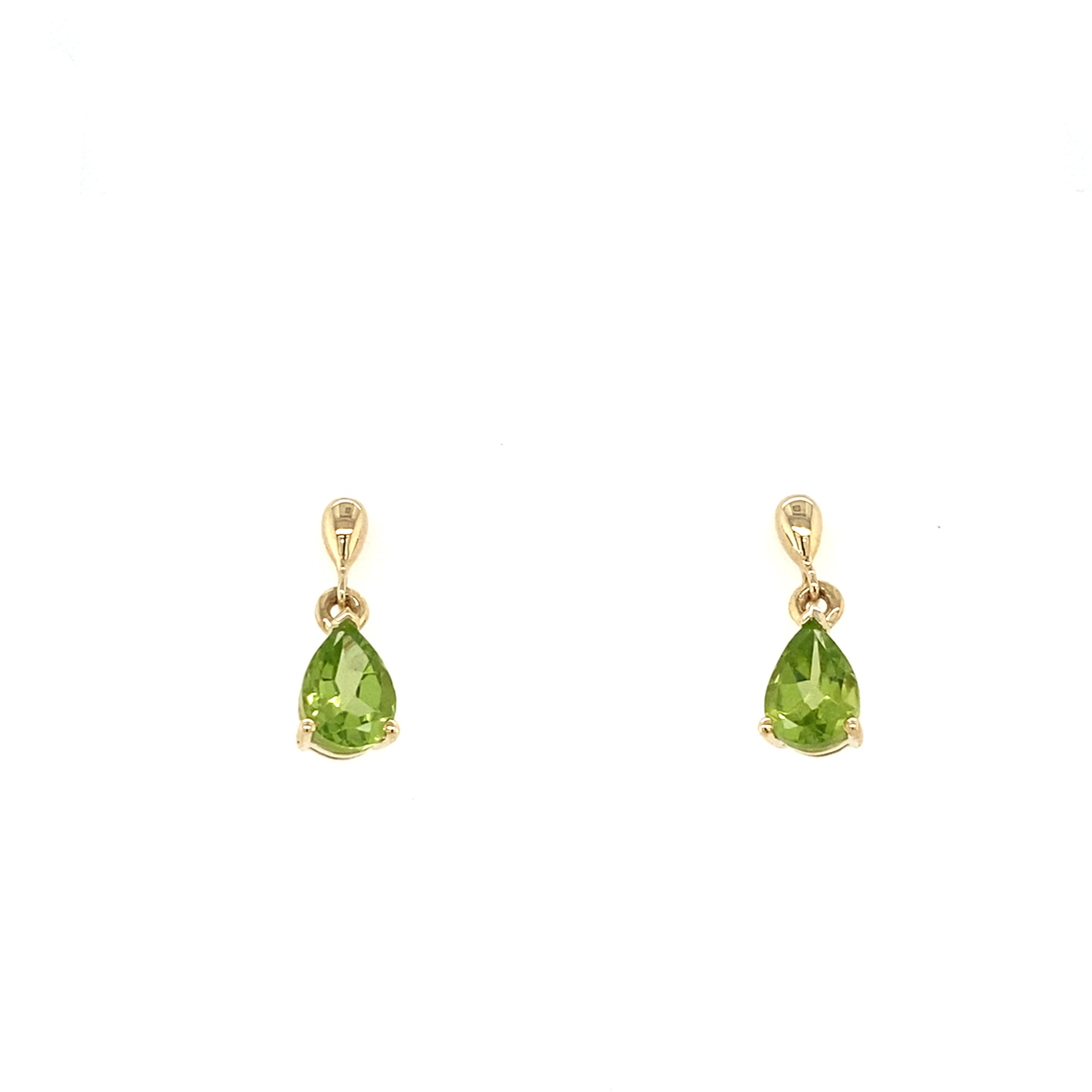 9kt Gold Peridot Earrings