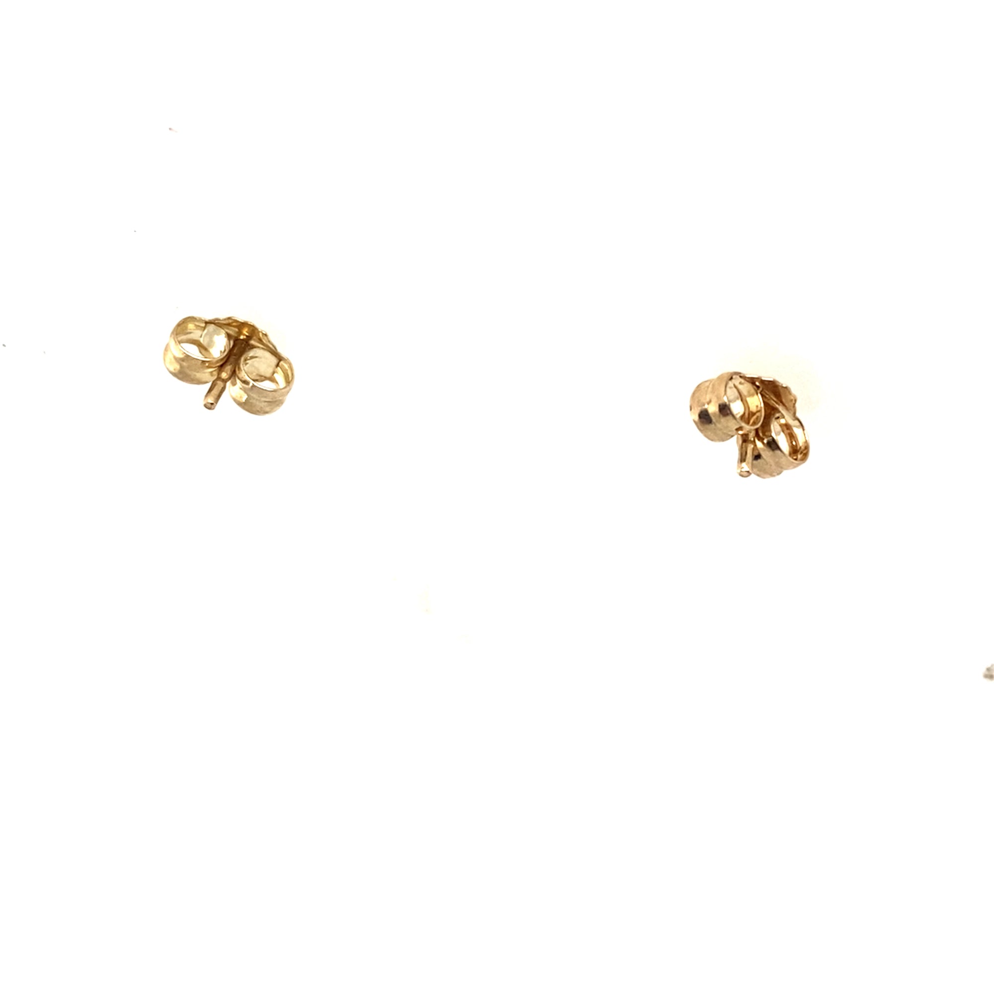 9kt Gold Circle Earrings
