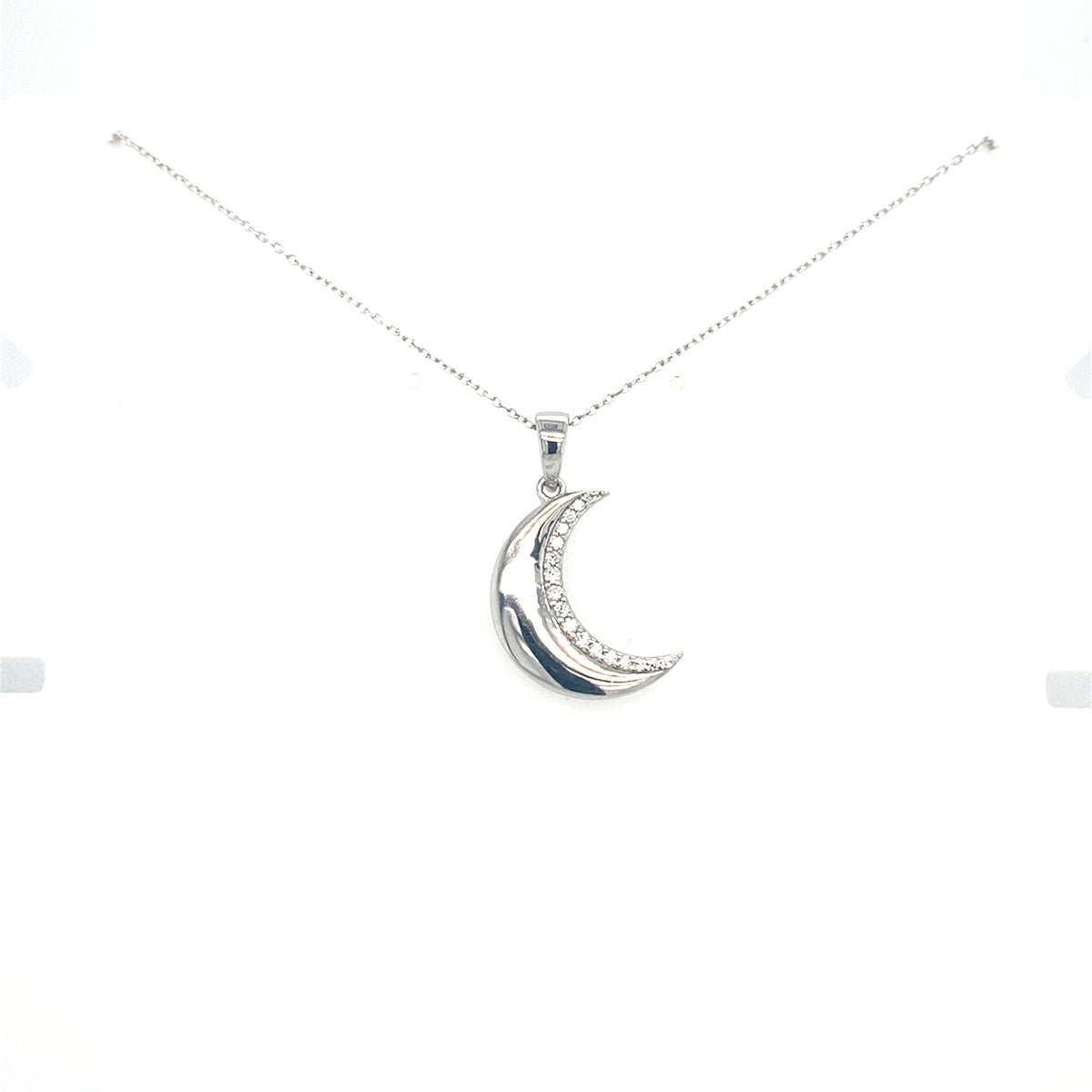 Sterling Silver Moon Pendant from Tipperary Crystal