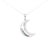 Sterling Silver Moon Pendant from Tipperary Crystal