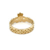 9kt Gold Claddagh Ring with Celtic Band
